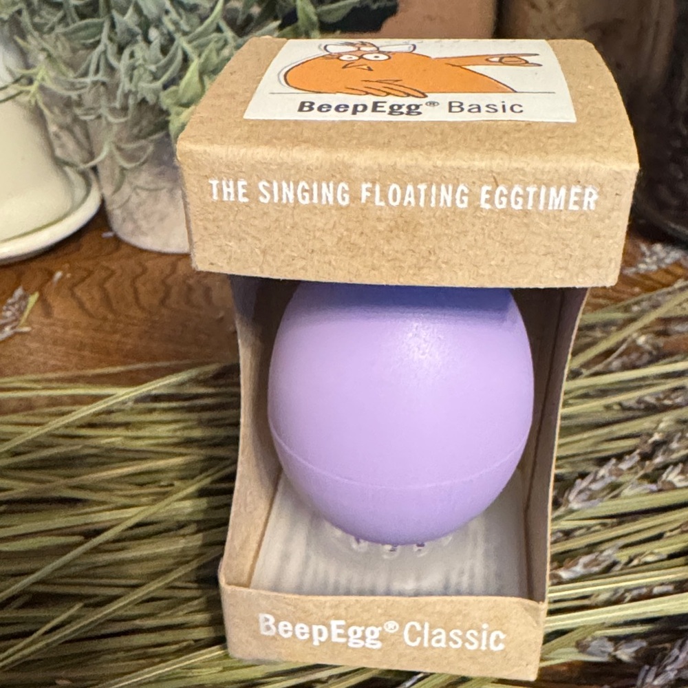 🆕 Brain Stream BeepEgg Classic Made in Germany Singing Floating Egg Timer-Purple